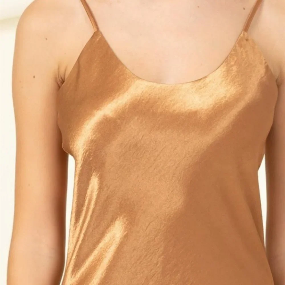 Touch Me Gently Cami Midi Dress (Brown Sugar) - Picture 8 of 10